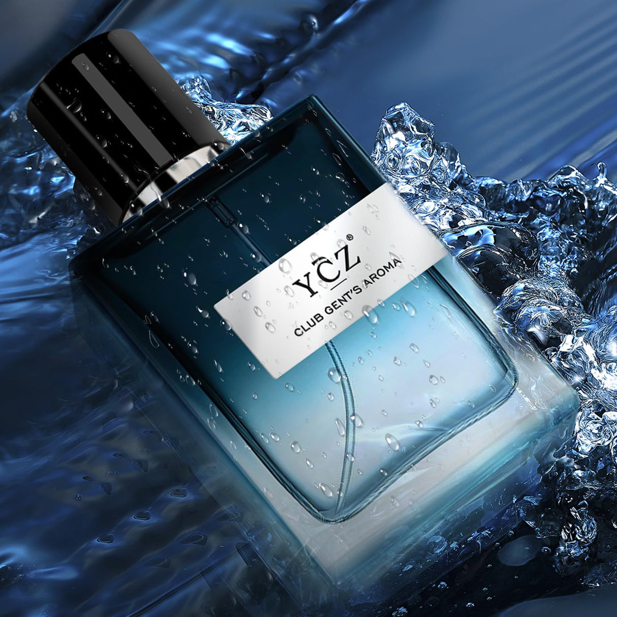 Ycz CLUB GENT'S AROMA Perfume Men, Eau de Parfum Spray, Nightclub Essential Long-Lasting Fragrance, Men's Cologne with Aromatic Woody Notes of Mint, Lemon, Special Occasions Daily Elegance