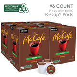 McCafe Premium Roast Decaf Coffee, K-Cup Pods, 96 Count