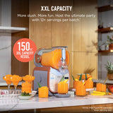 Ninja SLUSHi Max XXL Smart Frozen Drink Maker | Top Performance & Smart Technology, Party-Size 150oz Capacity, No Ice Needed, 6 Programs, Ideal Temp & Texture up to 12 hours | Peach FS605