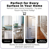 spot. Touch-Up Paint | Matte Finish for Cabinets, Walls, Doors & Furniture | Multi-Tone White Repair Kit | Quick-Dry, Self-Priming, Low-Odor, Eco-Friendly | No-Sanding or Primer Needed | 3 Pack