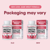 Physician's CHOICE Digestive Enzymes - Multi Enzymes, Organic Prebiotics & Probiotics for Digestive Health & Gut Health - Meal Time Discomfort Relief & Bloating - Dual Action Approach - 180 CT