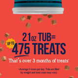 Stewart Freeze Dried Dog Treats, 100% Beef Liver, 21 oz Tub