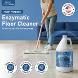 Creative Scents Multipurpose Enzyme Cleaner & Odor Remover | Super Concentrated for Floor, Carpet, Drain | Pet Urine Odor Eliminator | Enzyme Cleaner for Cat Urine & Dog Poop | 1 Gallon - Ocean Breeze