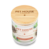 One Fur All Pet House Christmas Candles, Long Lasting, Clean Burning, Soy Wax Scented Candles for Pet Odor, Evergreen Forest