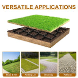TIyneayle 2" Ground Gravel Grid Geogrid 20x5 FT Geocell Geo Grid for Driveway Walkway Landscaping Erosion Control