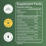 Super Greens Powder with Matcha for Digestive & Gut Health – 25 Organic Superfoods with Probiotics, Prebiotics, Enzymes & Sea Moss – Vegan Superfood Powder for Bloating & Regularity - 30 Servings