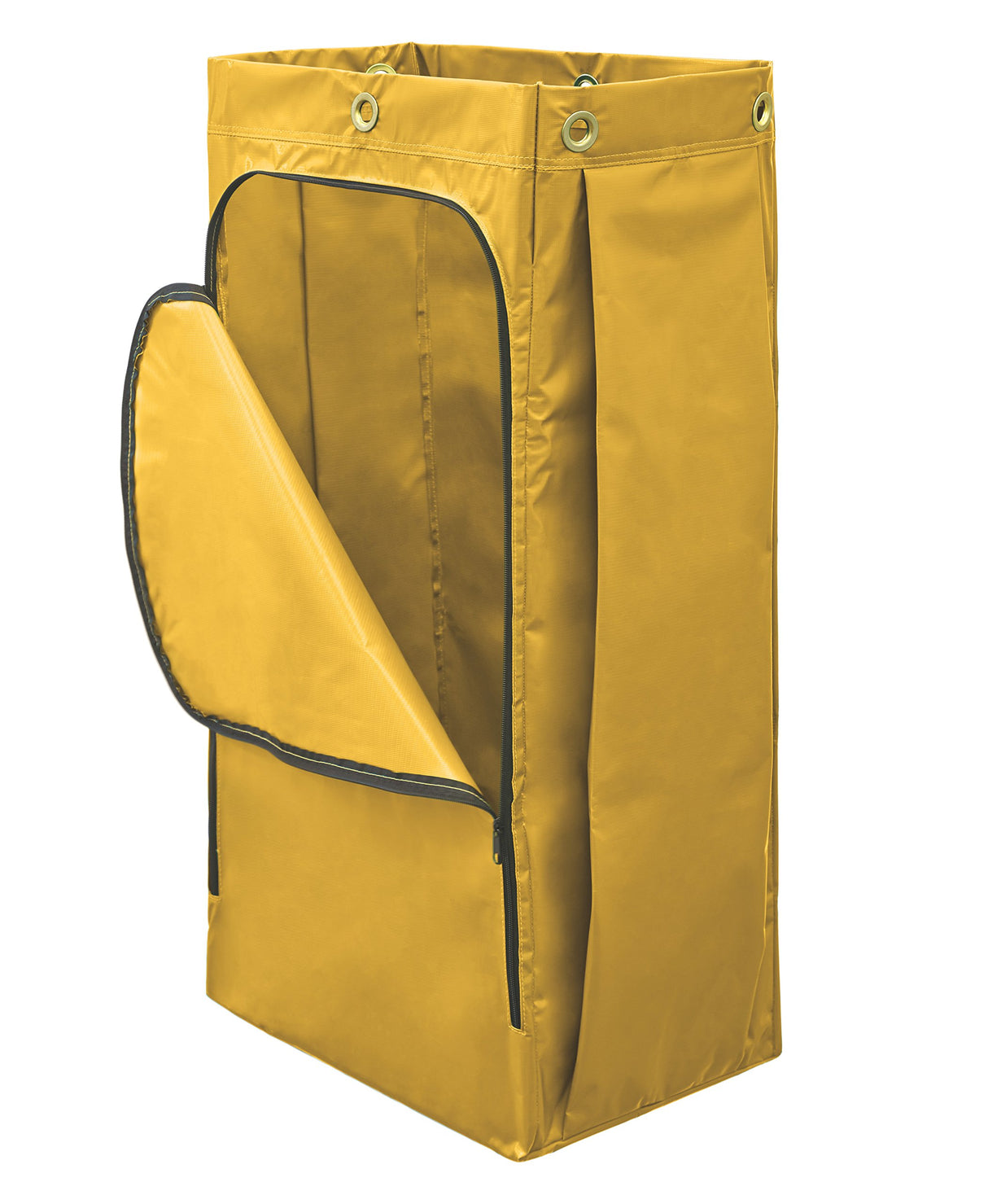 Rubbermaid Commercial High Capacity Vinyl Janitorial Cleaning Cart Bag Waste/Trash/Laundry/Linen Collection for Restraurant/Café/Office/School/Motel/Facility 34 Gallon Yellow