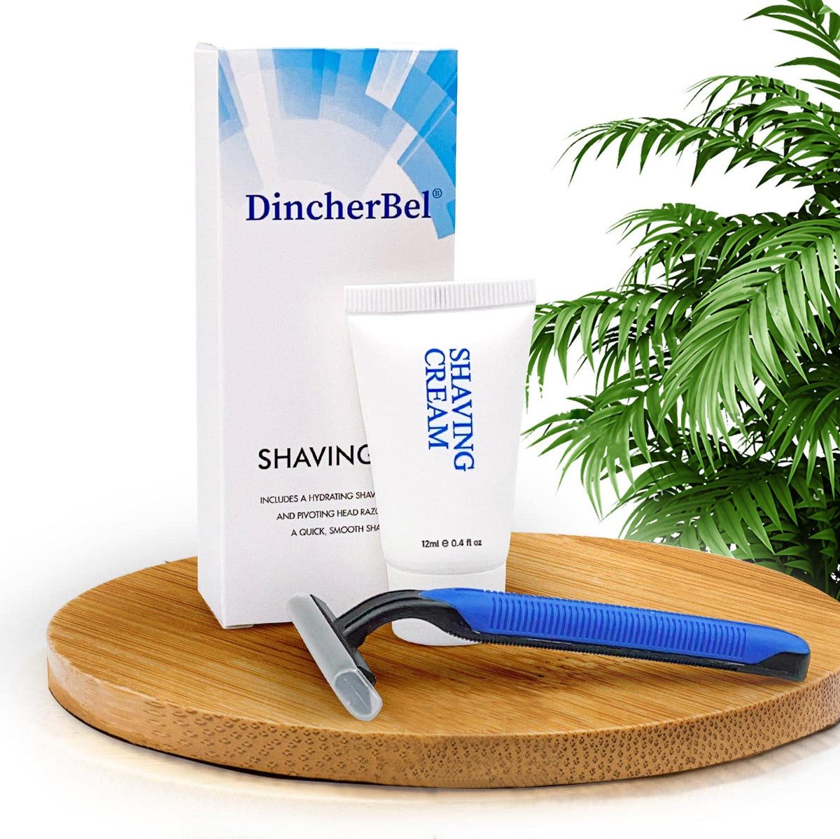 Big Razor For Shaving Disposable Razors in Bulk Shaving Kit Twin Blade Razors and Cream(12g ...