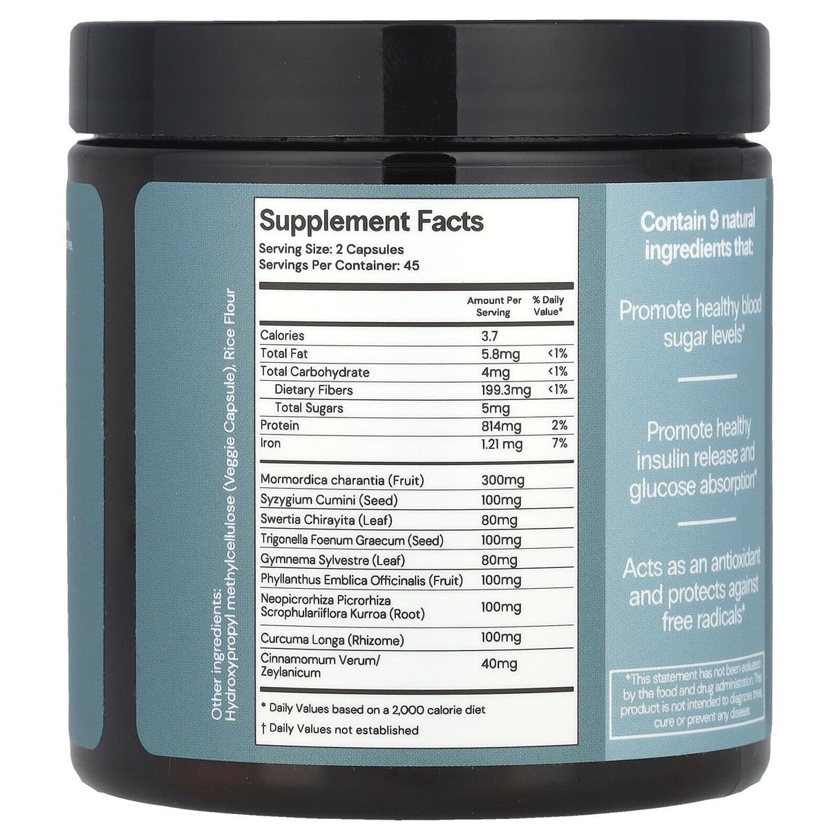 CuraLife Blood Sugar Advanced 90 Capsules (Pack of 1)