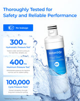 Waterdrop ADQ747935 LT1000PC Replacement for LG® LT1000P®/PC/PCS ThinQ® Refrigerator Water Filter, LFXS26973S, LMXS28626S, LMWS27626S, LFXS28596S, ADQ74793501 and LT120F®, 3 Combo