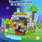 MyWodGame 150PCS Magnetic Blocks Building Toys for 3+ Year Old Boys Girls, Kids Sensory Montessori Construction Toys Christmas Birthday Gifts