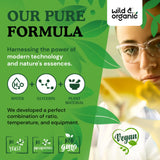 Wild & Organic Motherwort Tincture - Good Mood, Calmness, Overall Support - Supplements for Women with Motherwort Herb - Vegan, Sugar & Alcohol-Free Extract Drops - 4 fl oz