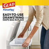 Glad Tall Kitchen Trash Bags 13 Gallon, Gain Original Garbage Bags, Odorshield with Drawstring, 80 Count