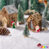 JOYIN Christmas Snow Blanket Roll (3x8 Ft,4 Pcs) for Christmas Decorations, Village Displays, Under The Xmas Tree-Thick White Soft and Fake Snow Cover for Holiday Decor and Winter Displays