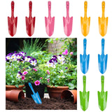 10 Pack Mini Colorful Metal Hand Shovel, Kids Teens Adults Trowel Set Garden Tools for Flower Soil Planting Digging Transplanting (11 x 3 Inch)