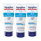 Aquaphor Baby Diaper Rash Cream with Zinc Oxide, Multipack, 3 x 3.5 OZ