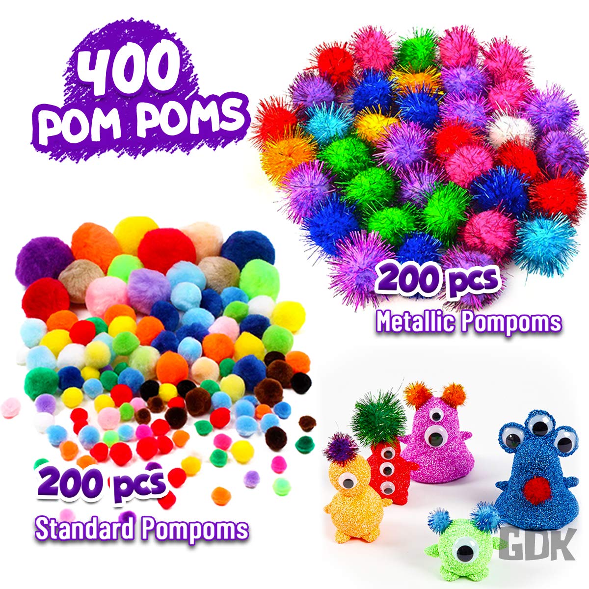 Goody King 1170Pcs+ Arts and Crafts Supplies for Kids