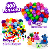 Goody King 1170Pcs+ Arts and Crafts Supplies for Kids