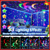 Night Light for Kids, 93 Lighting+3 Films Star Projector, Gift for 3-5