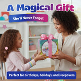 Pinwheel Crafts White Unicorn Pillow Kit Ages 8–12 | Beginner Sewing kit for Kids with Felt Unicorn Pieces, Thread, Needle & Stuffing | DIY Kids Sewing Craft for Creative Girls & Boys