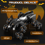 jopeaa Remote Control Car, 2.4Ghz 8WD Rc Stunt Car with Automatic Demonstration, 360° Spins, Music and LED Lights, Remote Control Cars for Boys 4 5 6 7 8-12, Christmas Birthday Gifts Toys for Boys