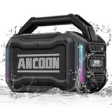 ANCOON Speakers Bluetooth Wireless: 80W(Peak) Loud Speaker with Bass