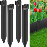 Landscape Edging Metal Stakes, 10 Inch Heavy Duty Garden Stakes (10 Pcs)
