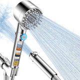 FEELSO Filtered Shower Head with Handheld, High Pressure 4 Spray Showerhead with Filters & Upgraded Anti-clog Nozzles for Hard Water -Remove Chlorine, Reduce Dry Itchy Skin -ON/OFF Switch