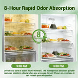 Refrigerator Deodorizer, Activated Carbon Odor Absorber, Fridge, 10 Packs