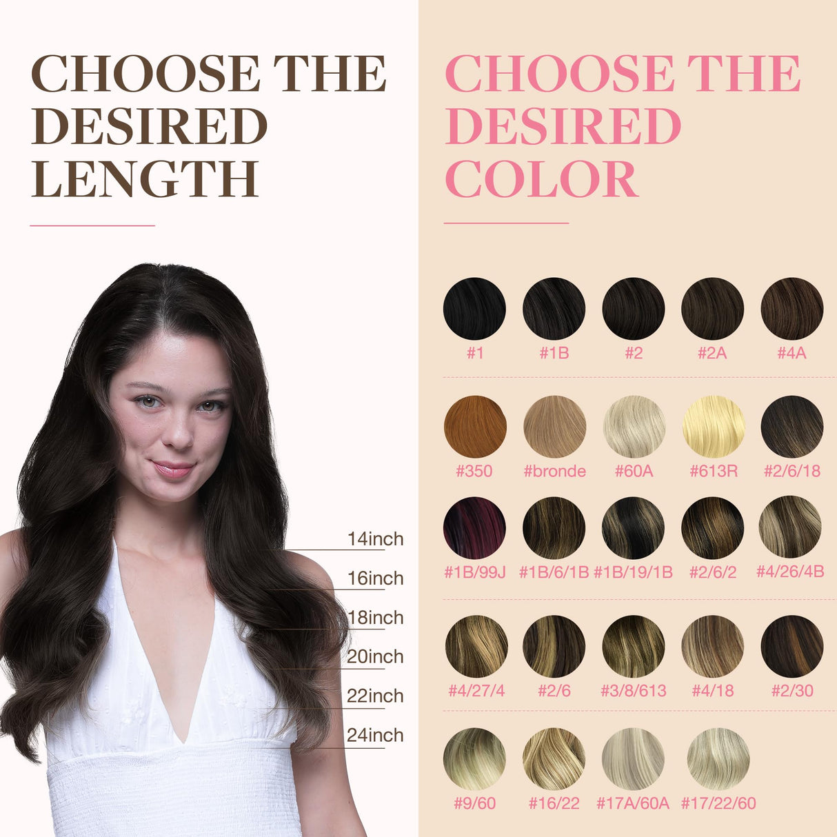 GOO GOO 20inch Dark Brown Remy Human Hair Extensions Silky Straight Tape in Natural Hair Extensions 50g 20pcs