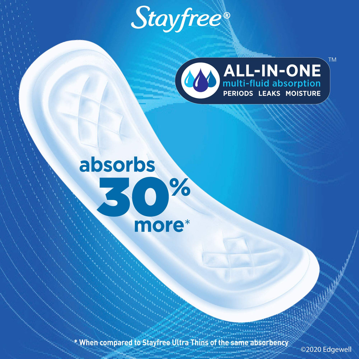 Stayfree Maxi Regular Pads for Women, Wingless, Reliable Protection and Absorbency of Feminine Periods, Scented, White, 66 count