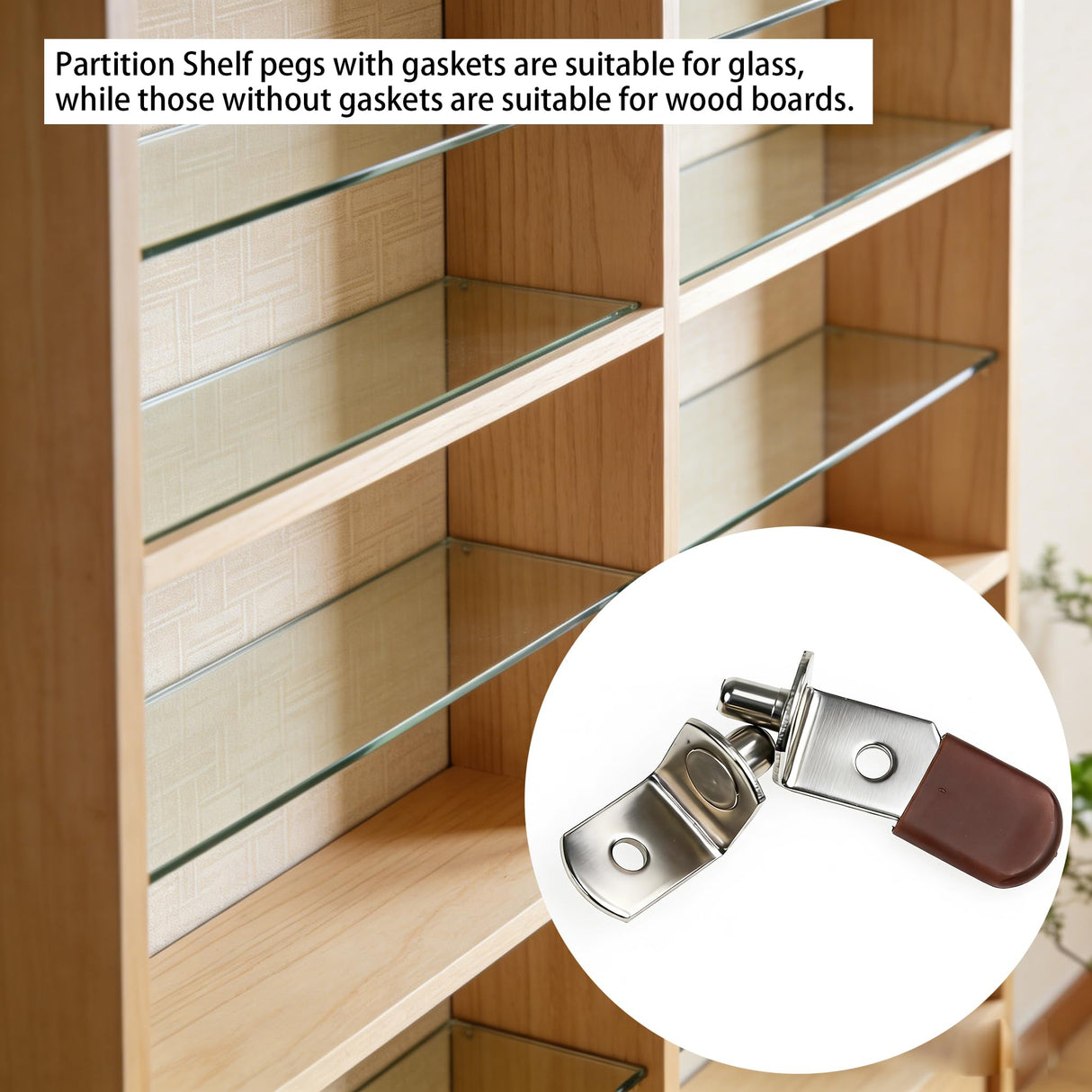 1/4 inch Shelf Pegs for Shelves Cabinet Shelf Support Ppegs Metal Shelving Pins for Bookshelf Furniture Kitchen Closet Heavy Duty Pegs Bracket for Sshelves in Cabinet L-Shaped Metal Shelf Clips 50Pcs