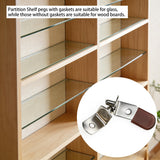 1/4 inch Shelf Pegs for Shelves Cabinet Shelf Support Ppegs Metal Shelving Pins for Bookshelf Furniture Kitchen Closet Heavy Duty Pegs Bracket for Sshelves in Cabinet L-Shaped Metal Shelf Clips 50Pcs