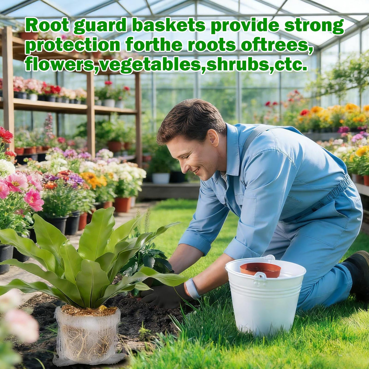 ProToolKit 6 Pack 5 Gallon Gopher Baskets - Stainless Steel Mesh Root Guards, Garden Plant Protection Against Gophers, Moles and Voles