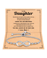 UNGENT THEM Daughter Birthday Gifts from Mom Mother Adult Daughter Bracelet