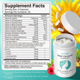 Lazpowfi Hair Growth Products, Biotin 10000mcg, 30-in-1 with Vitamin A, B3, C, D, E, Calcium, Hair Growth Supplement, Supports Hair & Nails Natural Growth Vitamins, for Women & Men - 30 Servings