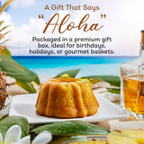 TORTUGA Hawaiian Pineapple Rum Cake - 16 oz Pineapple Rum Cakes - The Perfect Premium Gourmet Gift for Stocking Stuffers, Gift Baskets, and Christmas Gifts - Great Snack Cakes for Delivery