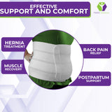 MARS WELLNESS Premium Plus Size Bariatric Abdominal Binder - 12" 4 Section/Panel - Bariatric Binder Abdominal Brace for Men or Women - Fits Waist Sizes 72" - 96"