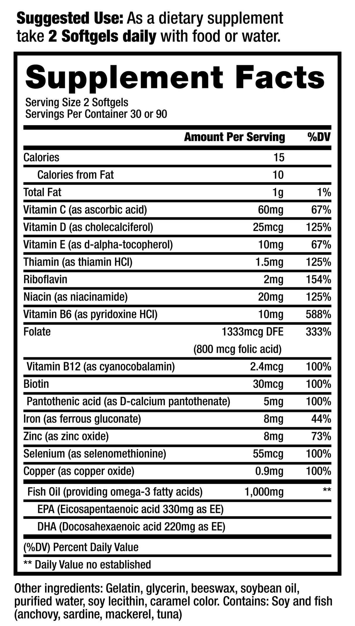 ProRenal+D with Omega-3 Fish Oil Kidney Multivitamin 90-Day Supply