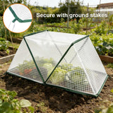 2 Pcs Foldable Garden Row Accelerator Plants Cover-31.9" x 12.2" x 14.1"