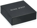 Nine West Women's Necklace and Earring Set — Silver Tone Jewelry Set with Blue and Crystal Inspired Accents, Fashion Accessories for Everyday and Dress Wear