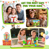 Magnetic Blocks, Magnetic Building Blocks, Magnet Cubes Kids Toys Farm games, Sensory STEM Building Toys for 3-5 4-6 5-7 6-8 Year Old Boys Girls, Christmas Birthday Gifts for Boys & Girls Ages 3+