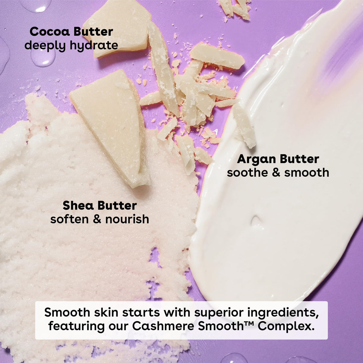 eos Cashmere Body Oil, Vanilla Cashmere, 24 Hour Moisture, Plant-Based Squalane to Soothe, Soften And Smooth Dry Skin, Body Oil, 6 fl oz