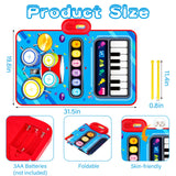 Baby Toys for 1 Year Old: 2 in 1 Baby Musical Mat Toddler Toys Age 1-2