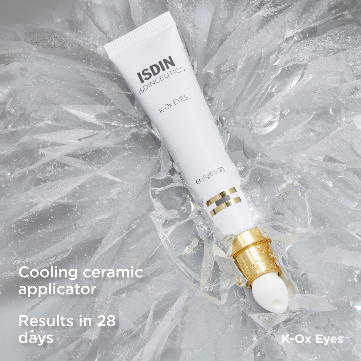 ISDIN Isdinceutics K-Ox Eyes - Rich Vitamin K Oxide Eye Cream for Dark Circles and Under-Eye Rejuvenation, 0.5 OZ