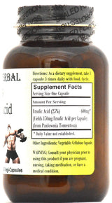 Barlowe's Herbal Elixirs Ursolic Acid Extract | 150mg | 60 Veggie Capsules | Stearate Free | Non-GMO | Glass Bottle | Vegetarian