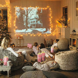 YESMONA 100 Pcs Flat Bottom Popcorn Bags, 2 oz Paper Popcorn Bags for Family Movie Night Baseball Themed Carnival Christmas Birthday Party