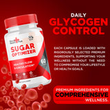 GlucoHealth Plus Capsules - GlucoHealth Plus Advanced Optimizer Formula Vitamin Supplement - All Natural GlucoHealth Plus Daily Wellness Pills - Premium Formula for Health and Wellness (60 Capsules)