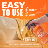 ANGRY ORANGE Pet Odor Eliminator for Dog and Cat Urine, Orange Rush, 24 oz