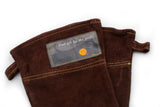 Outset Leather Grill Gloves, Set of 2 Brown Leather BBQ Gloves